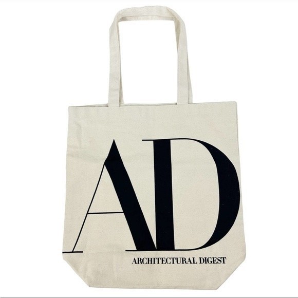 AD Architectural Digest Medium Canvas Tote - Picture 1 of 11